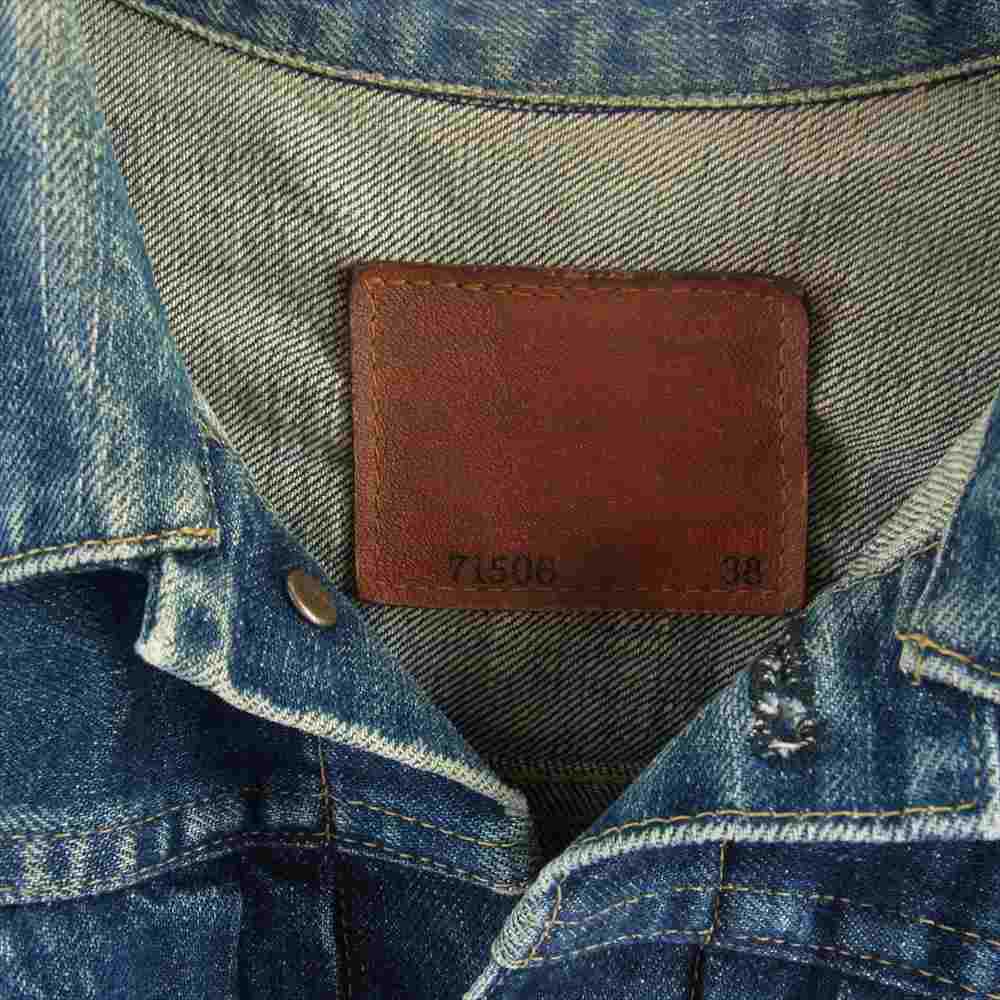 Levi's リーバイス 日本製 71506 大戦モデル デニム ジャケット インディゴブルー系 38【中古】