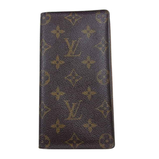 LOUIS VUITTON ルイ・ヴィトン M60825 モノグラム ポルトカルトクレディ 札入れ 長財布 ウォレット ブラウン系【中古】
