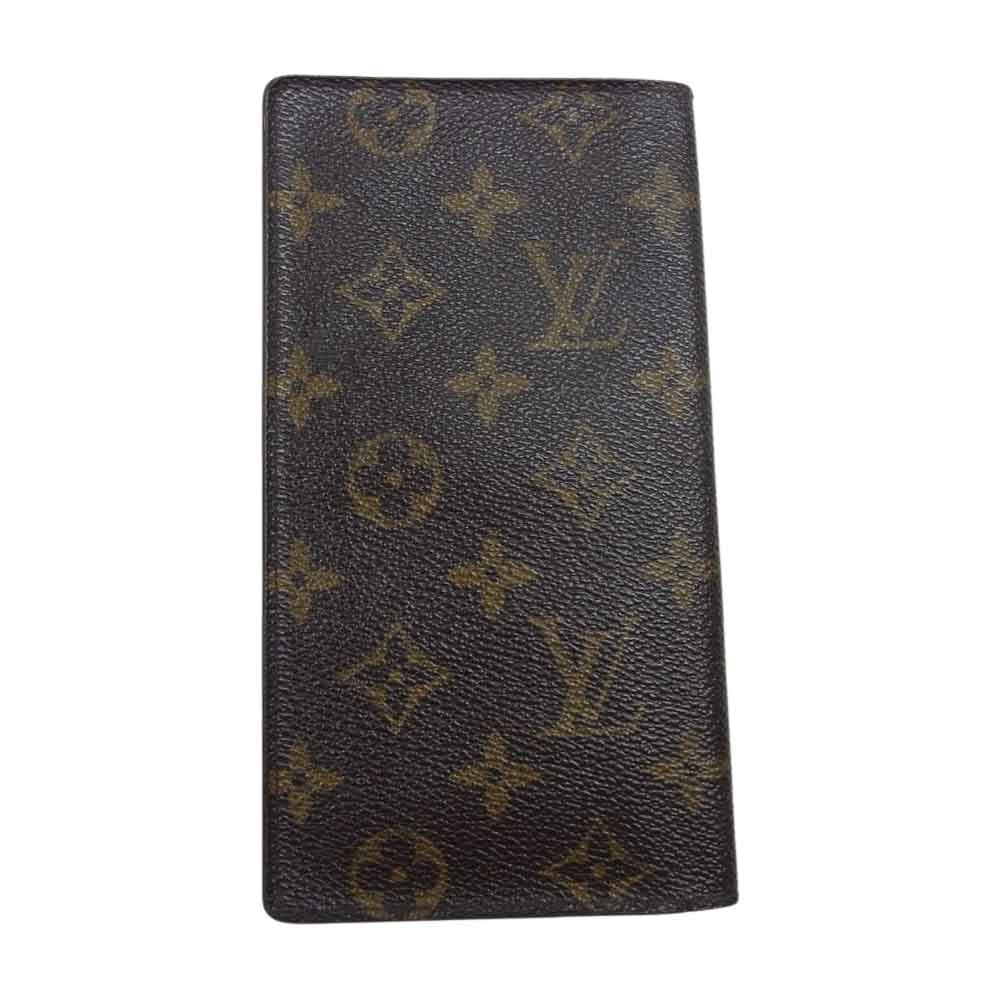 LOUIS VUITTON ルイ・ヴィトン M60825 モノグラム ポルトカルトクレディ 札入れ 長財布 ウォレット ブラウン系【中古】