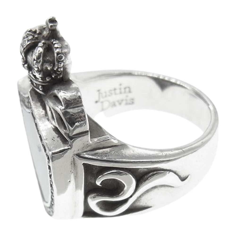 Justin Davis ジャスティンデイビス SRJ190 HERITAGE RING ヘリテージ リング シルバー系 14.5号【中古】