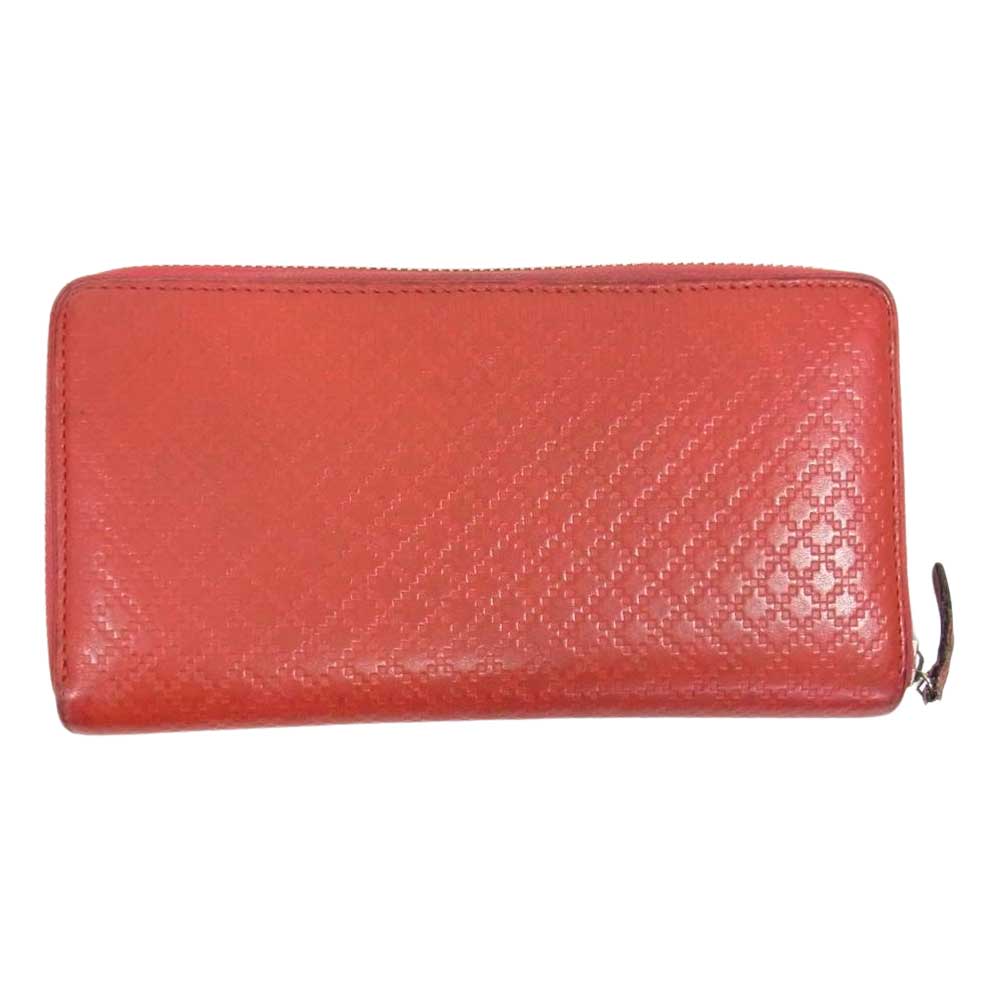 GUCCI グッチ 307990 ディアマンテ ラウンドファスナー ウォレット 財布 レッド系【中古】