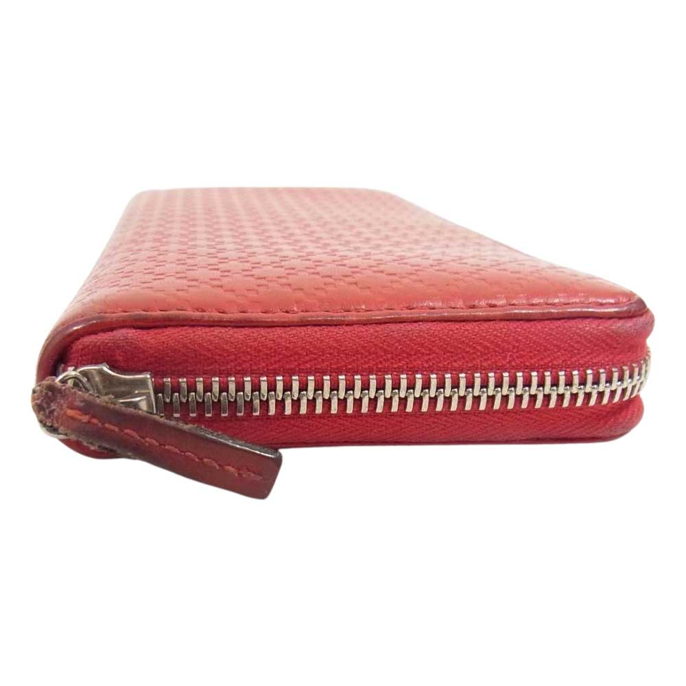 GUCCI グッチ 307990 ディアマンテ ラウンドファスナー ウォレット 財布 レッド系【中古】