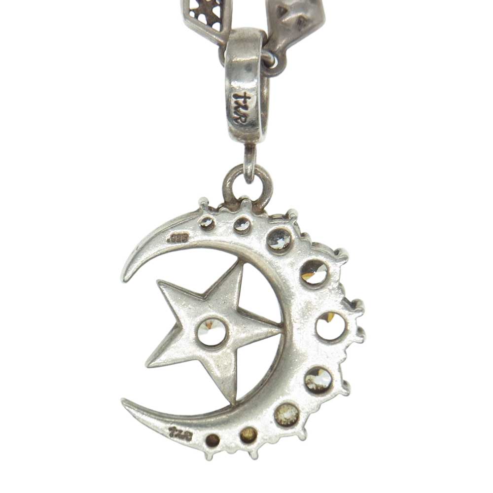 Loree Rodkin ローリーロドキン CRESCENT MOON クレセントムーン スター クロス チェーン ネックレス シルバー系【中古】