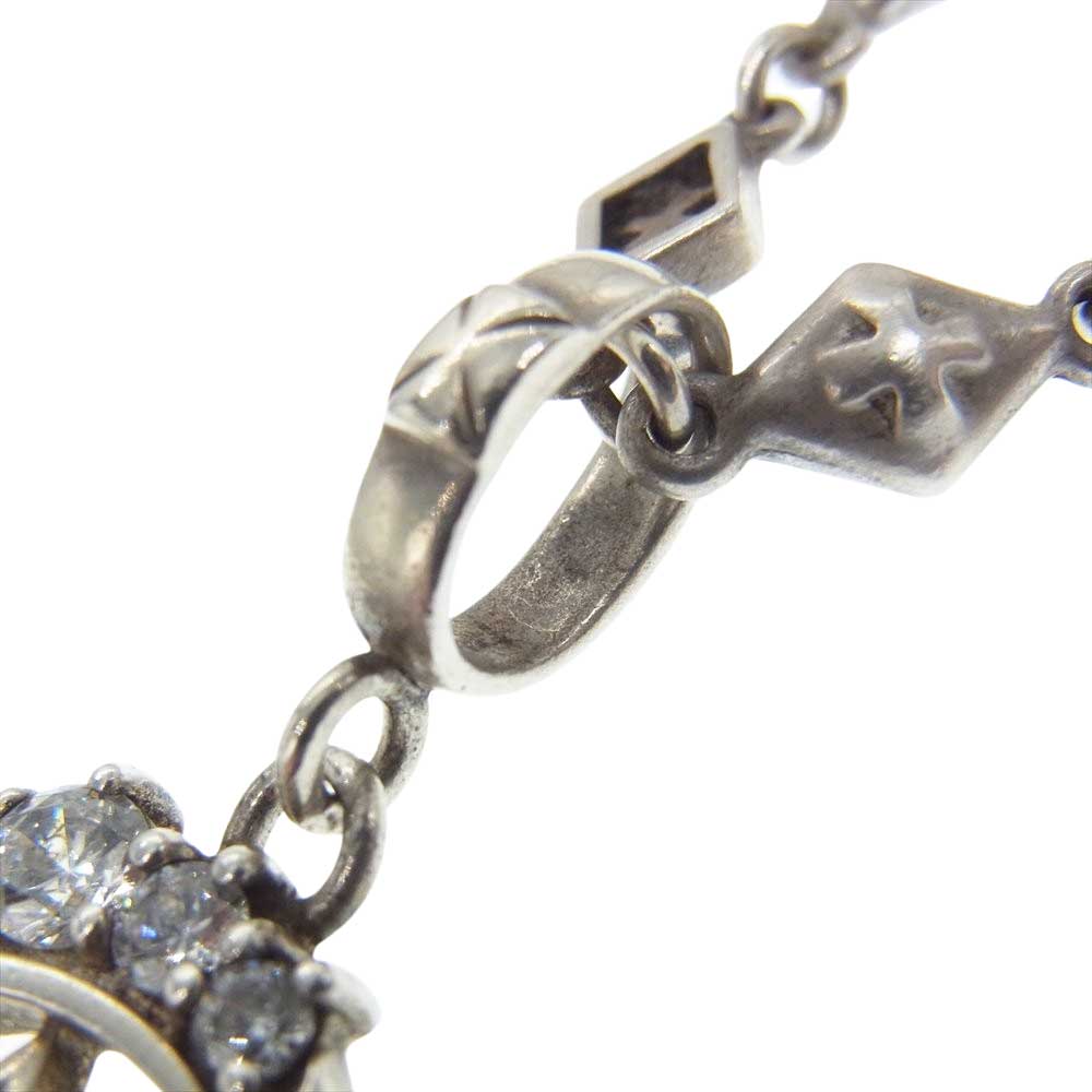 Loree Rodkin ローリーロドキン CRESCENT MOON クレセントムーン スター クロス チェーン ネックレス シルバー系【中古】