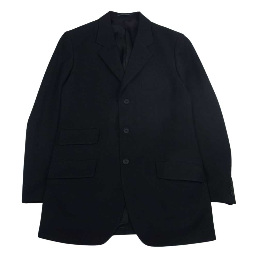 Yohji Yamamoto POUR HOMME ヨウジヤマモトプールオム 22AW HE-J34-101 ARMY GABARDINE 3 FLAPS NOTCHED JACKET アーミー ギャバジン ウール ジャケット ブラック系 3【美品】【中古】