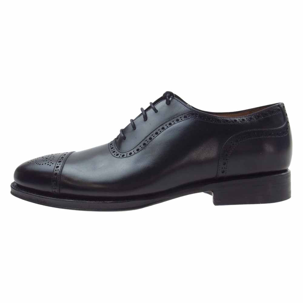 JALAN SRIWIJAYA ジャランスリウァヤ 98441 セミブローグ DAINITE SOLE ダイナイトソール ビジネスシューズ ブラック系 9【極上美品】【中古】