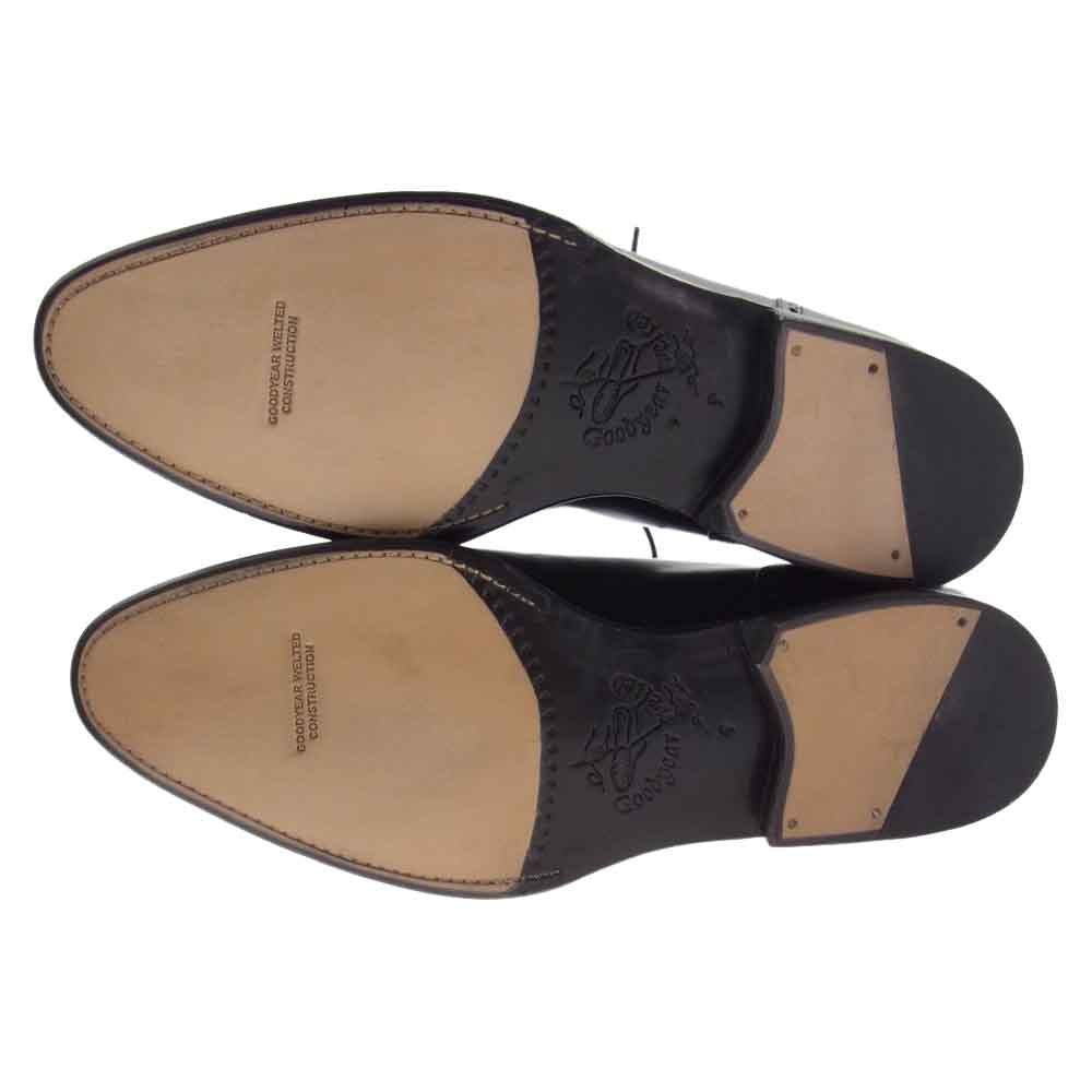 JALAN SRIWIJAYA ジャランスリウァヤ 98441 セミブローグ DAINITE SOLE ダイナイトソール ビジネスシューズ ブラック系 9【極上美品】【中古】