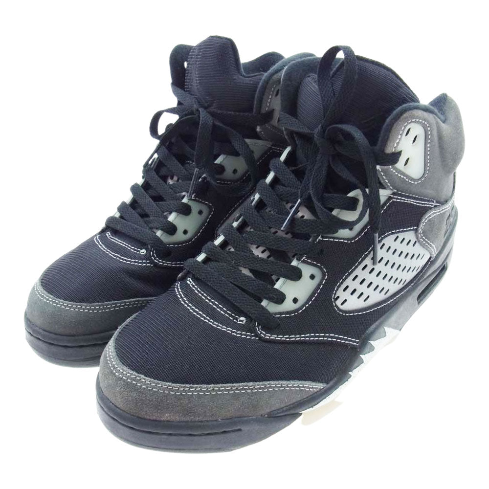 NIKE AIR JORDAN ナイキ ジョーダン  DB0731-001  AIR JORDAN 5 RETRO Anthracite エアジョーダン5 レトロ  アンスラサイト ハイカット スニーカー グレー系 28cm【中古】