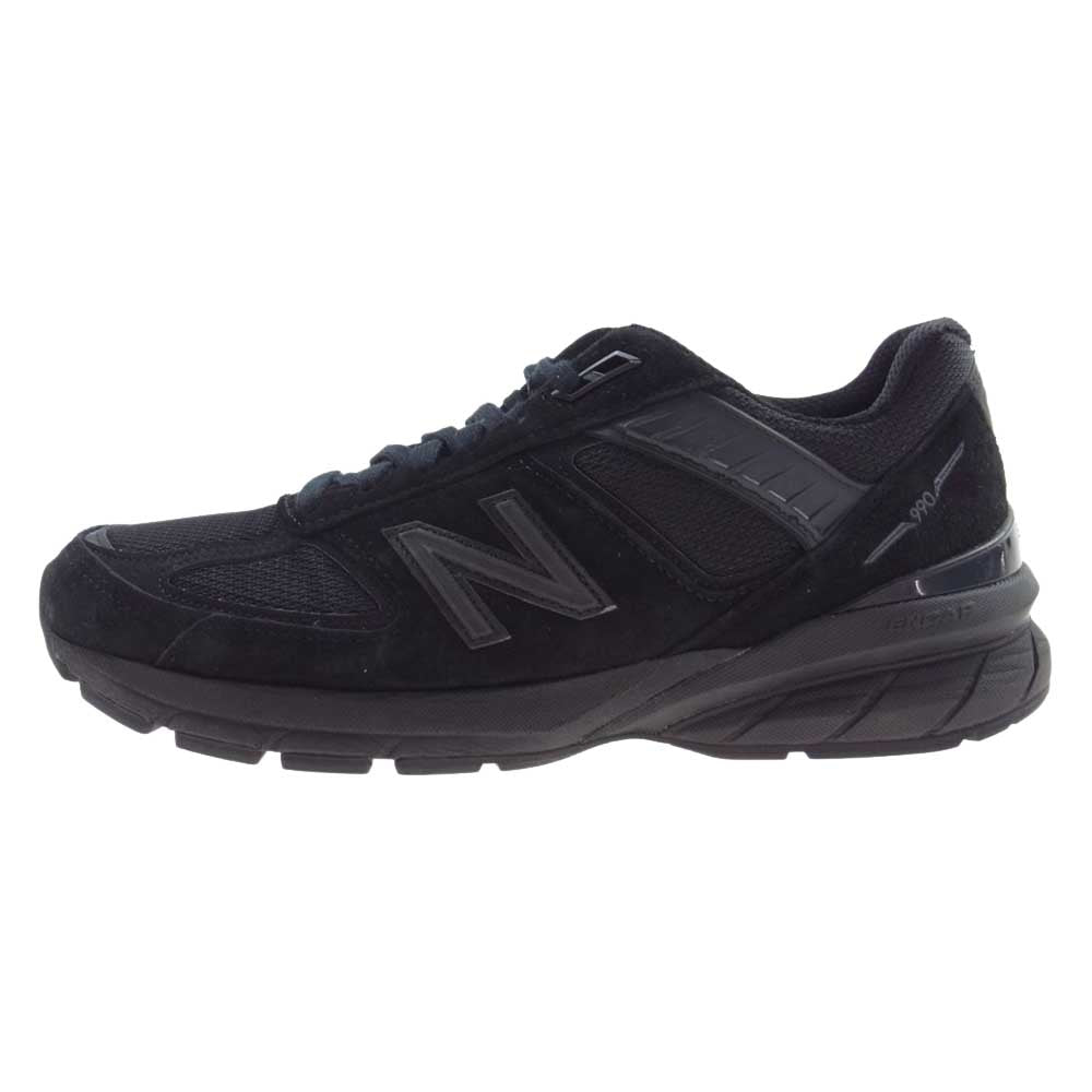 NEW BALANCE ニューバランス M990BB5 990V5 ローカット スニーカー トリプル ブラック ブラック系 26.0cm【中古】