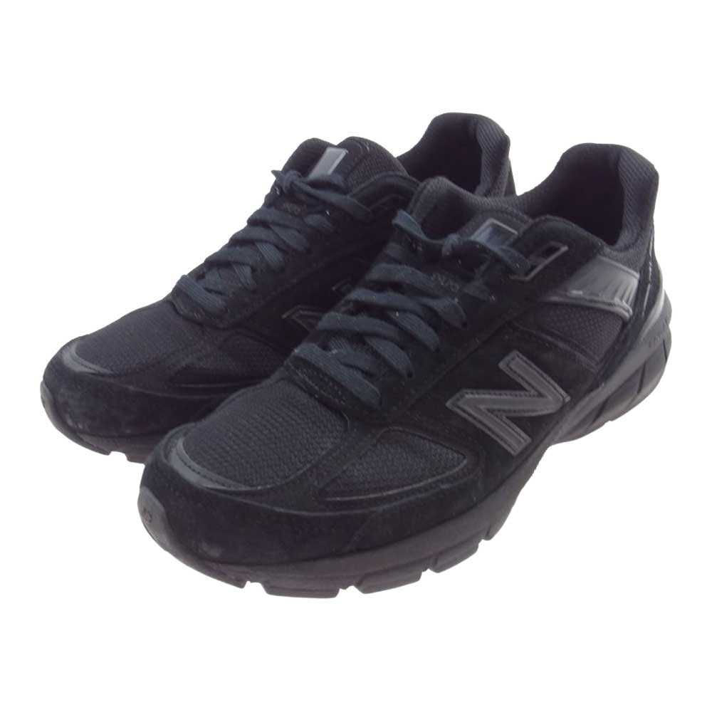 NEW BALANCE ニューバランス M990BB5 990V5 ローカット スニーカー トリプル ブラック ブラック系 26.0cm【中古】