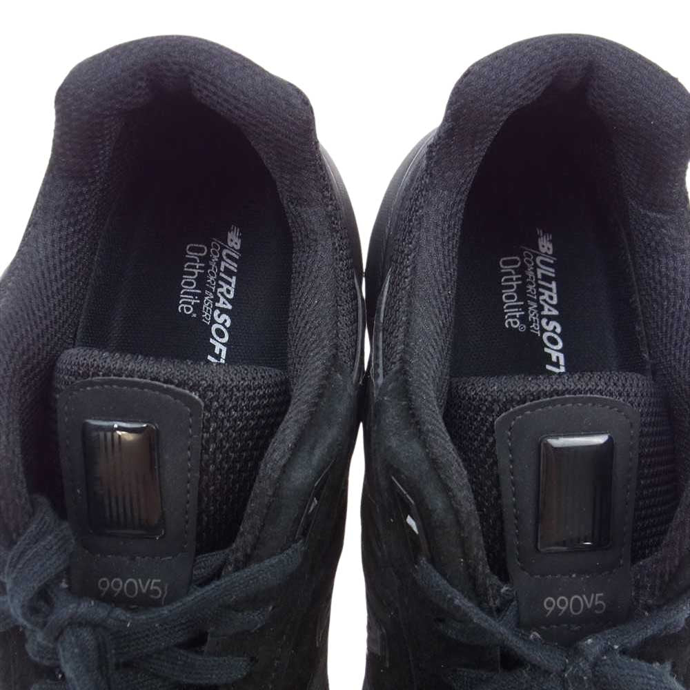 NEW BALANCE ニューバランス M990BB5 990V5 ローカット スニーカー トリプル ブラック ブラック系 26.0cm【中古】
