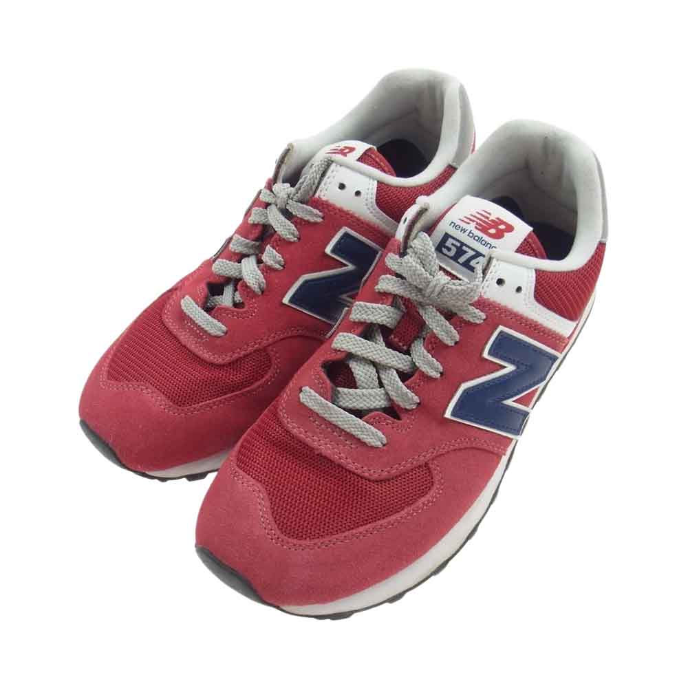 NEW BALANCE ニューバランス ML574ATR ローカット スニーカー　 レッド系 28.0cm【中古】