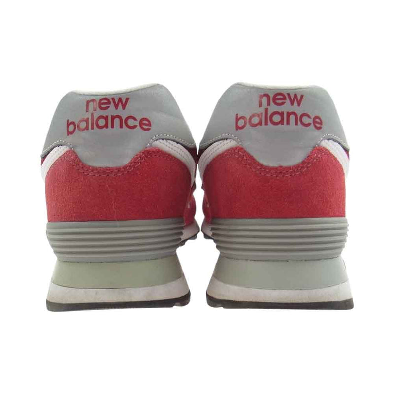 NEW BALANCE ニューバランス ML574ATR ローカット スニーカー　 レッド系 28.0cm【中古】