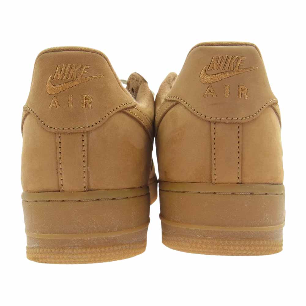 Supreme シュプリーム  DN1555-200  × NIKE AIR FORCE 1 LOW W SP Wheat DN1555-200×ナイキコラボ エア フォース ワン ロー フラックス ウィート ローカット スニーカー  ライトブラウン系【中古】