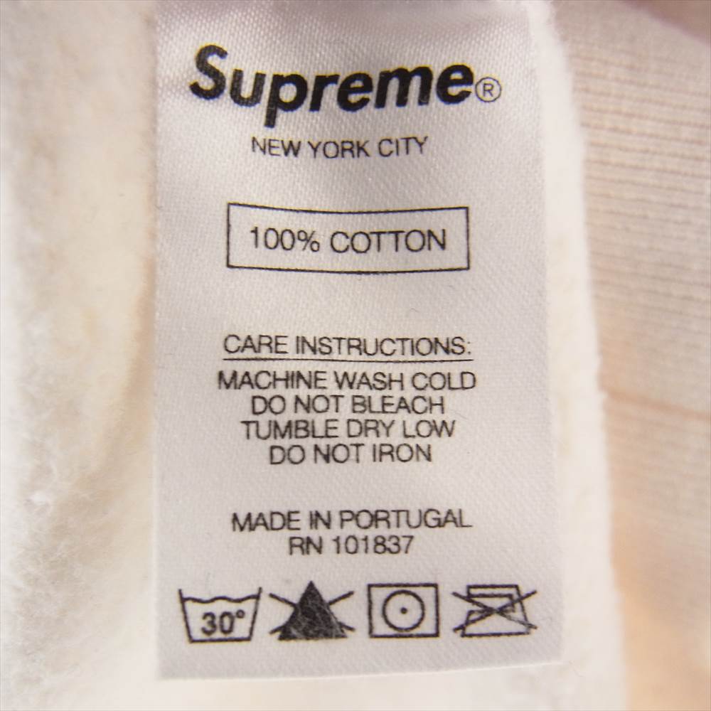 Supreme シュプリーム 20AW Overprint Crewneck オーバー プリント クルーネック スウェット レッド系 オフホワイト系 S【中古】