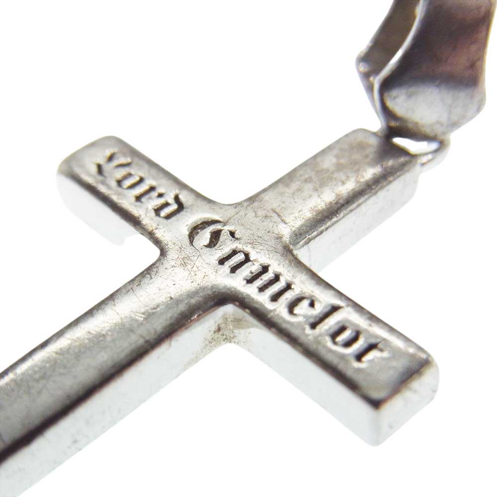 ロードキャメロット × 松岡充 ストーン付き クロス ペンダントトップ シルバー系【中古】