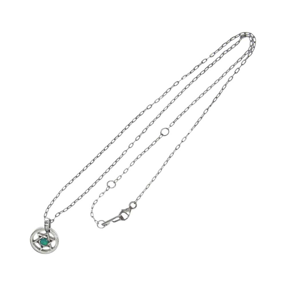 ロードキャメロット × 松岡充 ストーン付き ペンダント ネックレス シルバー系【中古】