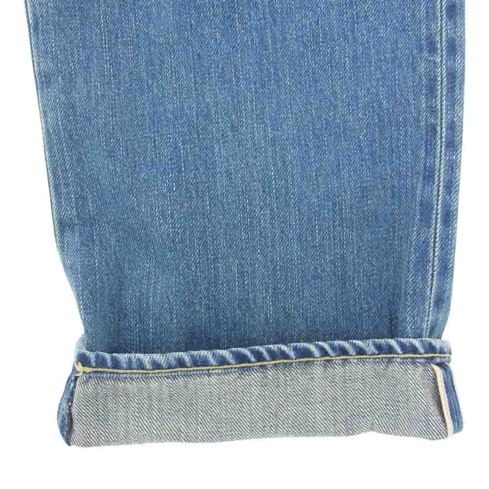 HYSTERIC GLAMOUR ヒステリックグラマー 02213AP20 VIXEN GIRL 刺繍 スリム ストレート デニムパンツ インディゴブルー系 34【中古】