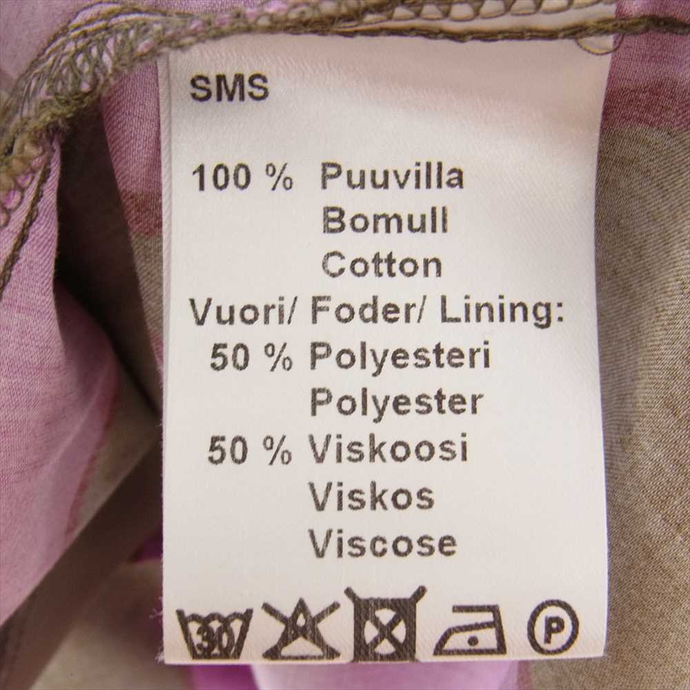 marimekko マリメッコ ノーカラー シャツ ワンピース 38【中古】