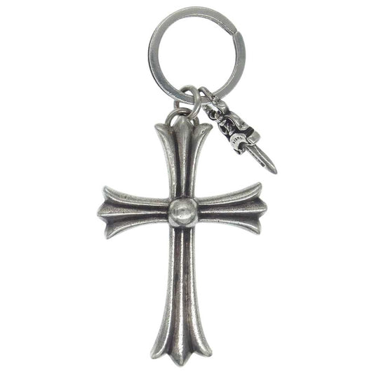 CHROME HEARTS クロムハーツ（原本無） CH CROSS LRG CHクロス ラージ キーリング キーホルダー シルバー系【中古】