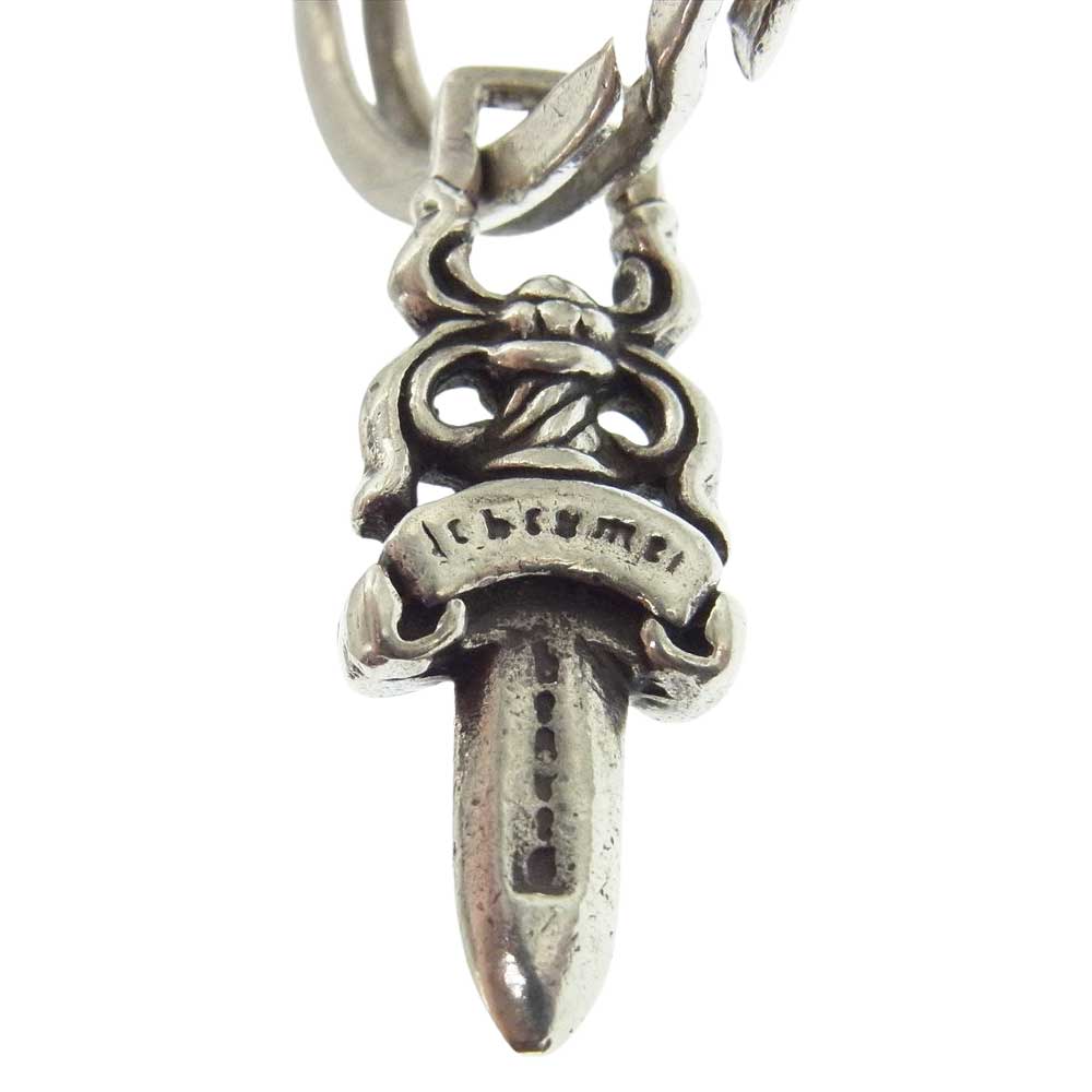 CHROME HEARTS クロムハーツ（原本無） CH CROSS LRG CHクロス ラージ キーリング キーホルダー シルバー系【中古】
