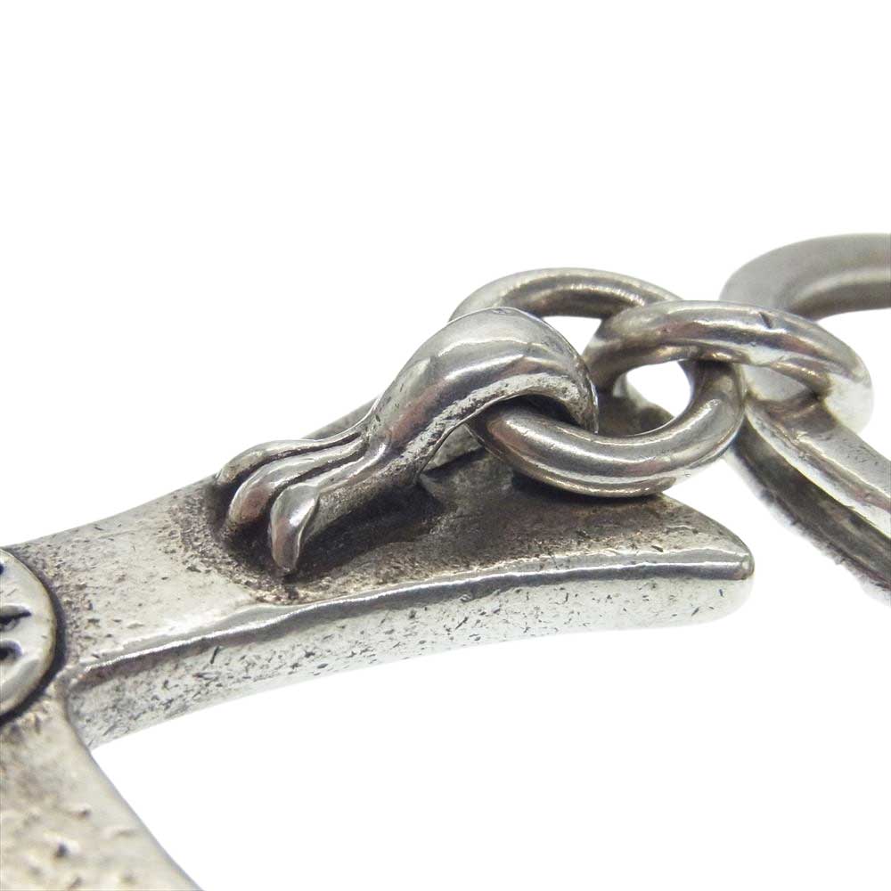 CHROME HEARTS クロムハーツ（原本無） CH CROSS LRG CHクロス ラージ キーリング キーホルダー シルバー系【中古】