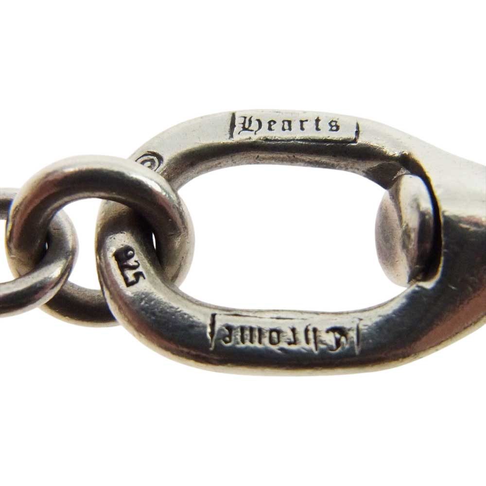 CHROME HEARTS クロムハーツ（原本有） BALL LONG-T 2クリップ ロング クロスボール ウォレットチェーン シルバー系【中古】