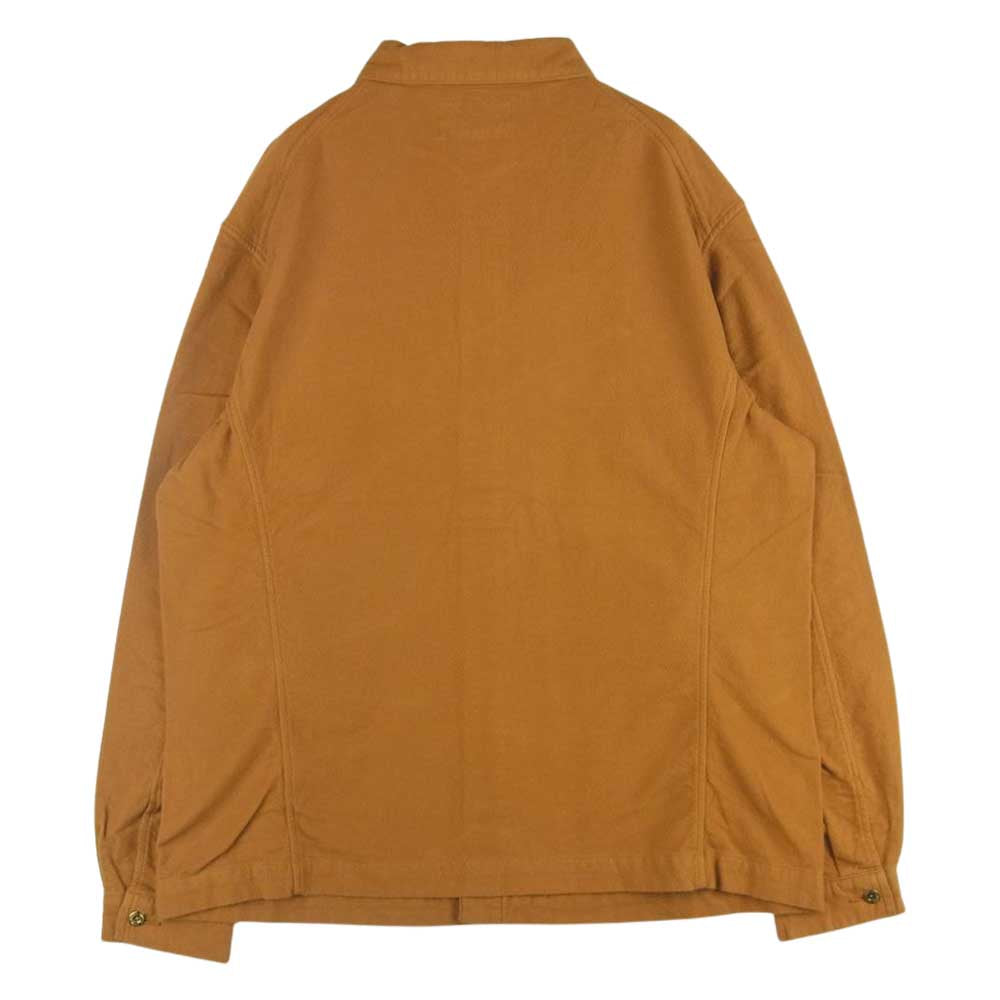 ORGUEIL オルゲイユ OR-4257 CPO Jacket コットン シャツ ジャケット 日本製 オレンジ系 40【新古品】【未使用】【中古】