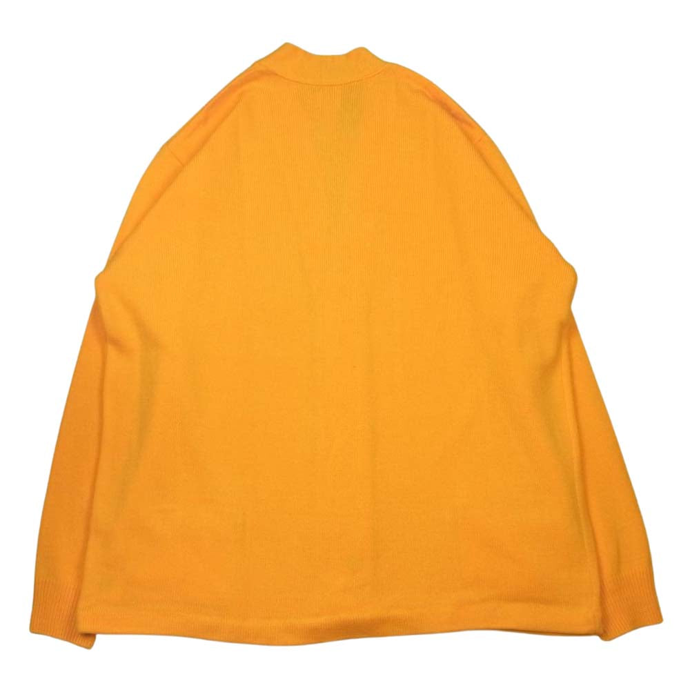 エープラス バイ サイ アクリル カーディガン メキシコ製 イエロー系 2XL【新古品】【未使用】【中古】