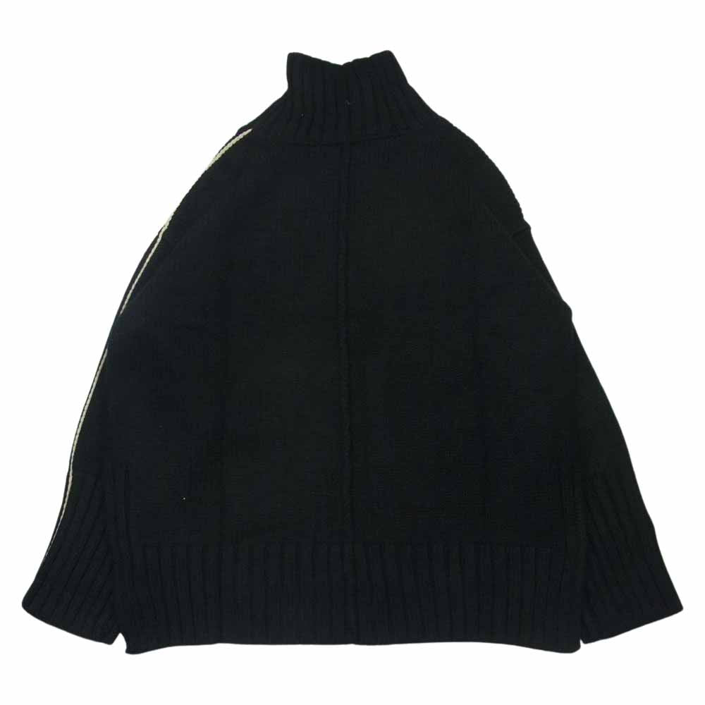 ピータードゥ 20AW PD-FW20-721 Tattoo Knit チャンキー タートルネック ニット セーター ブラック系 S【中古】