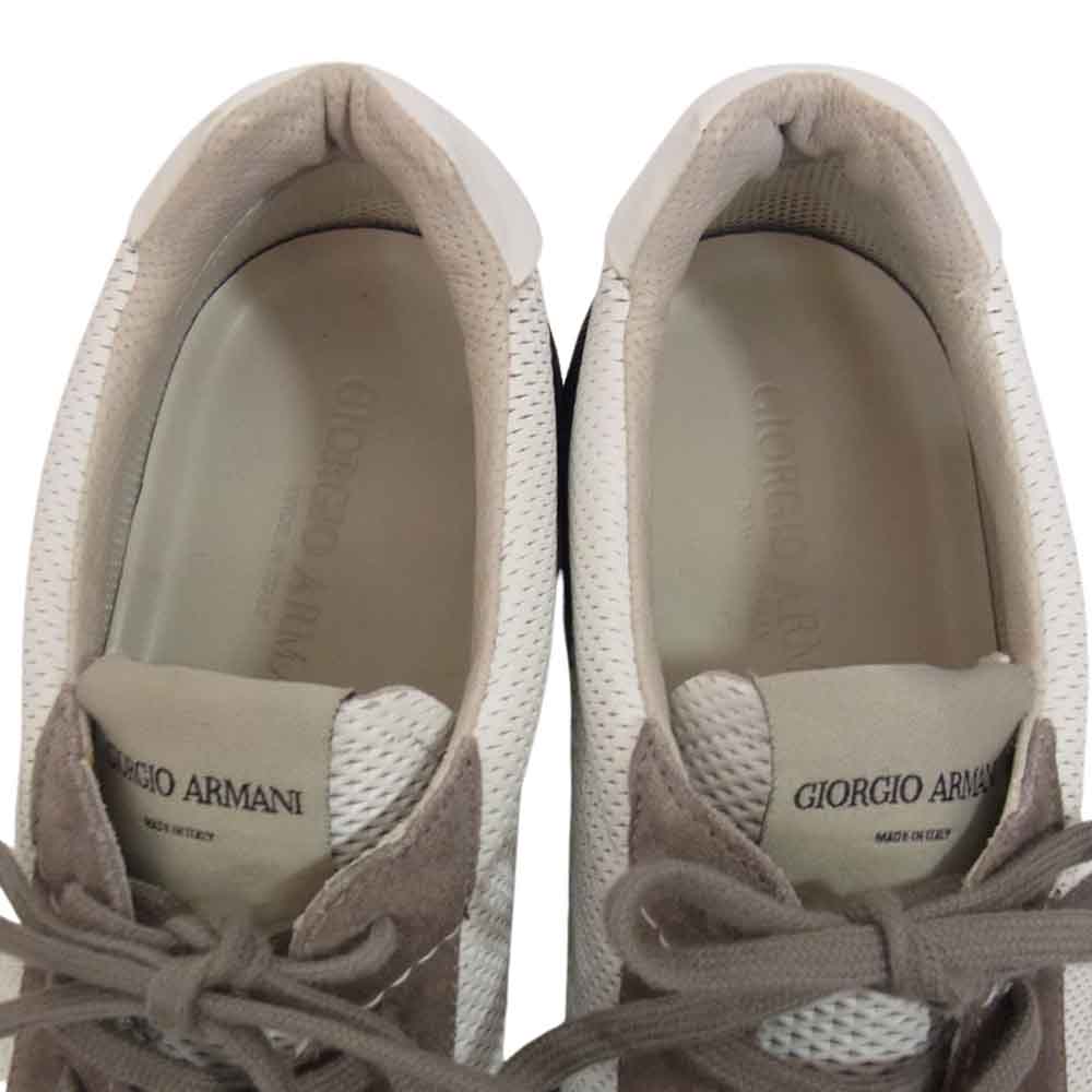 GIORGIO ARMANI ジョルジオアルマーニ X2X037  スエード レザー スニーカー マルチカラー系 8.5【中古】