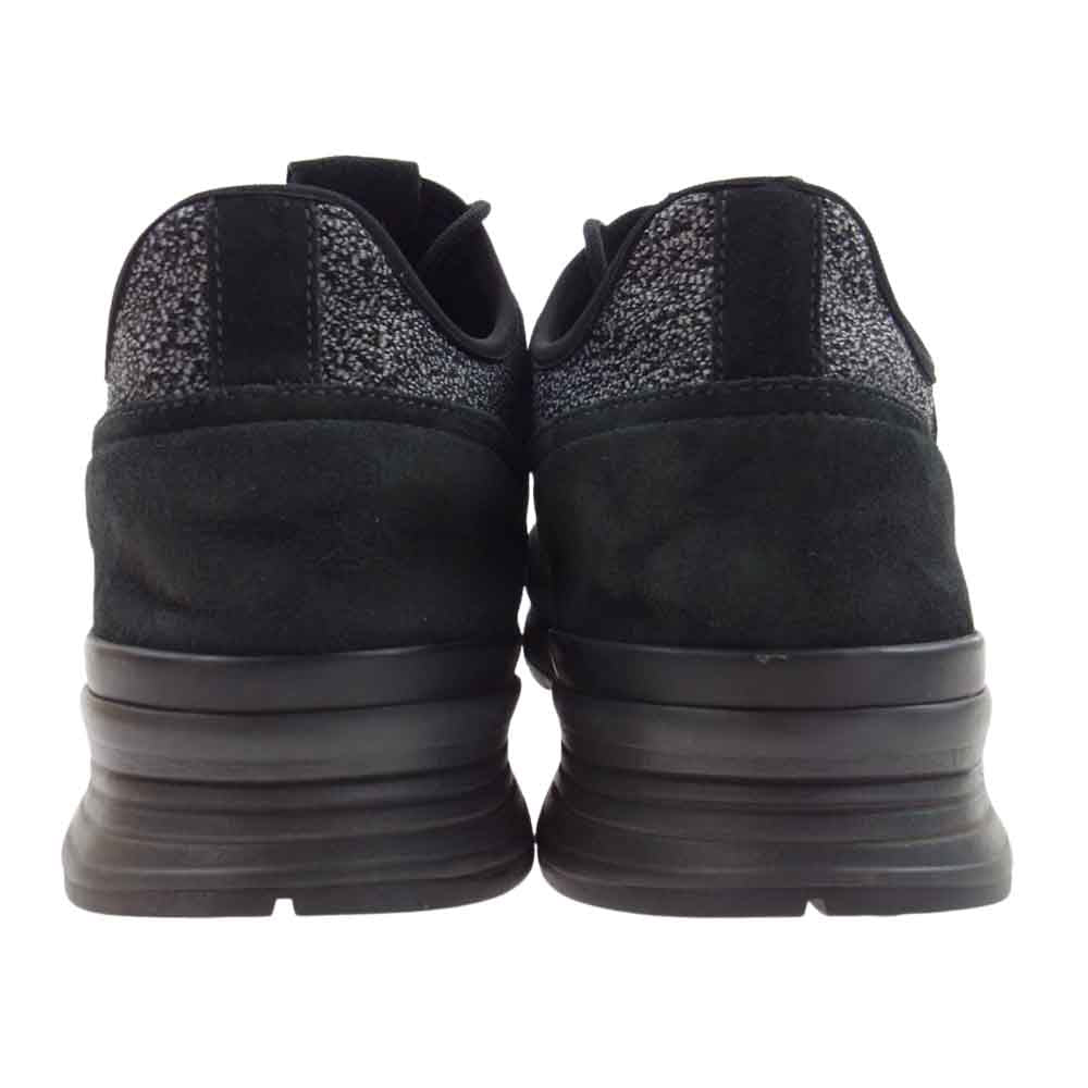 TOD’S トッズ ALLACCIATO NEOPRENE N.SPORTIVO 69A スエード ネオプレン スニーカー ブラック系 8.5【中古】