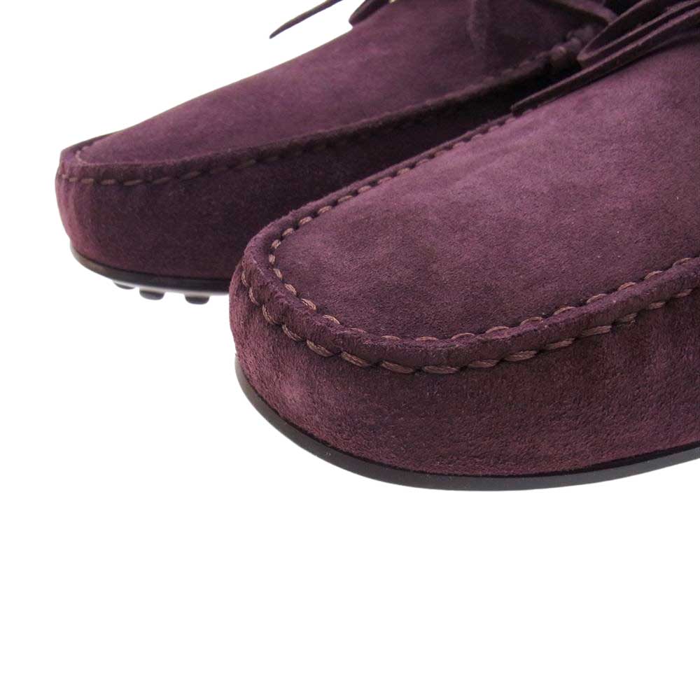 TOD'S トッズ LACCETTO CITY GOMMINO スエード ドライビング シューズ