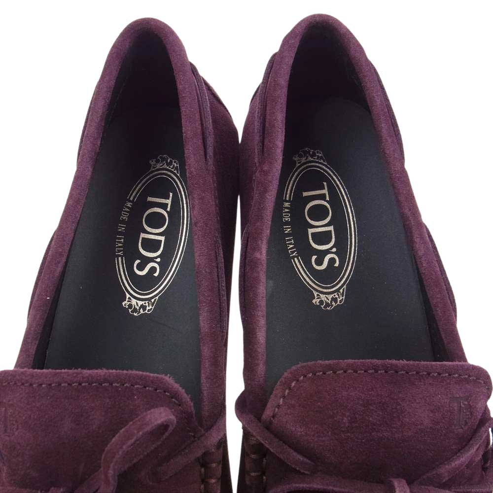 TOD'S トッズ LACCETTO CITY GOMMINO スエード ドライビング シューズ