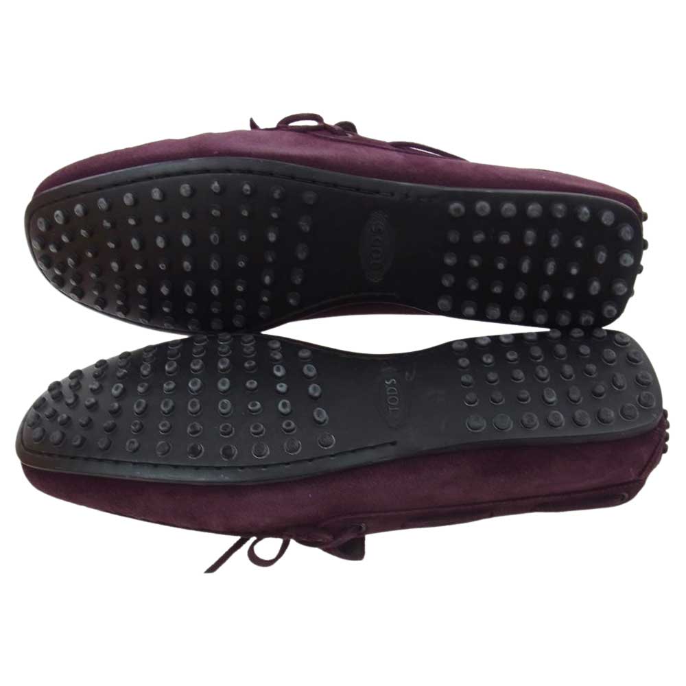 美品 TOD'S LACCETTO CITY GOMMINO シューズ TOD'S トッズ LACCETTO CITY GOMMINO スエード ドライビング シューズ
