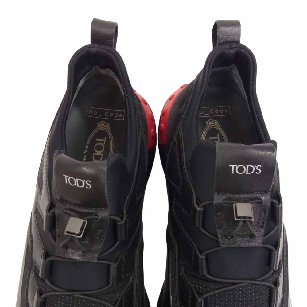 TOD'S トッズ NO CODE ノーコード スニーカー ブラック系 8.5【中古