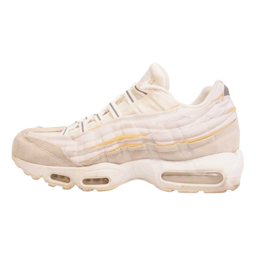 NIKE ナイキ × COMME des GARCONS HOMME PLUS コムデギャルソンオムプリュス CU8406-100 AIR MAX 95 SUMMIT WHITE エアマックス95 スニーカー ホワイト系 29cm【中古】
