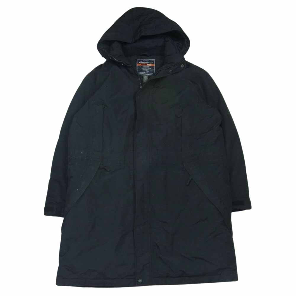 Eddie Bauer エディー・バウアー ナイロン ダウン コート 中国製 ブラック系 L【中古】