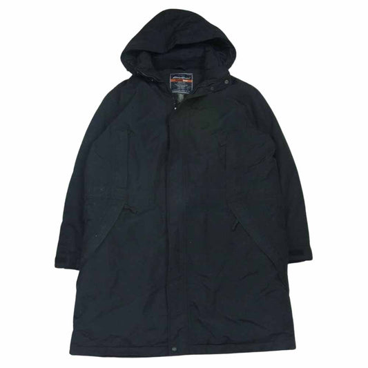 Eddie Bauer エディー・バウアー ナイロン ダウン コート 中国製 ブラック系 L【中古】