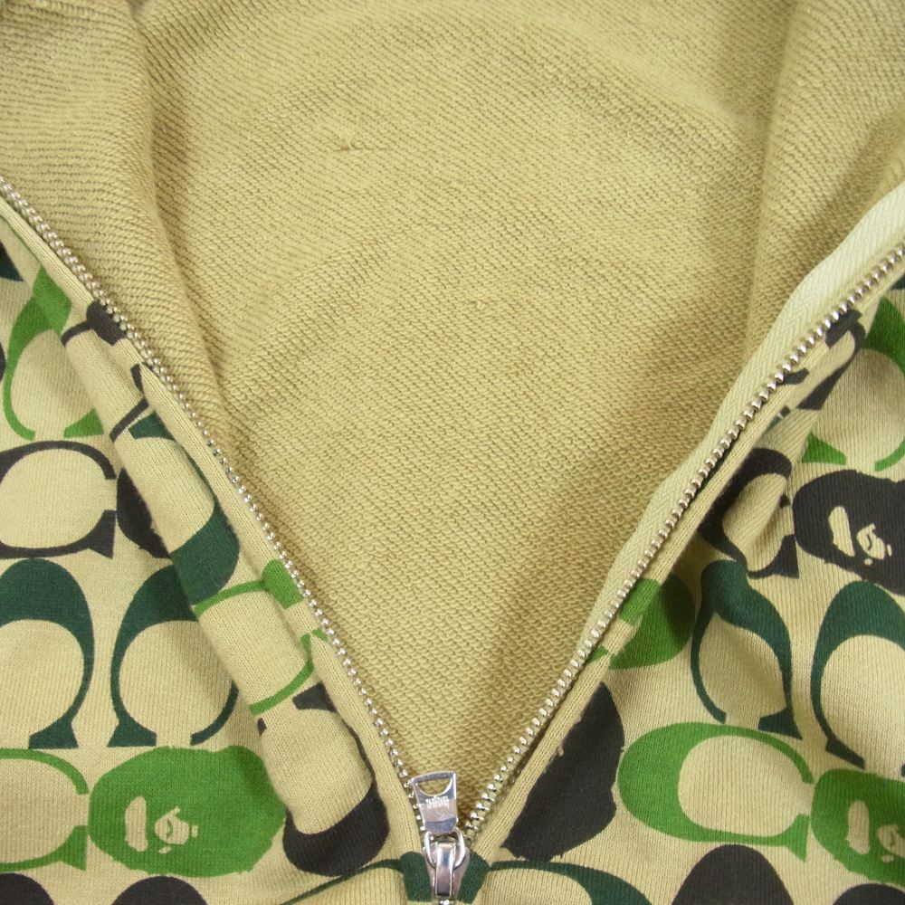 A BATHING APE アベイシングエイプ × COACH コーチ SHARK FULL ZIP