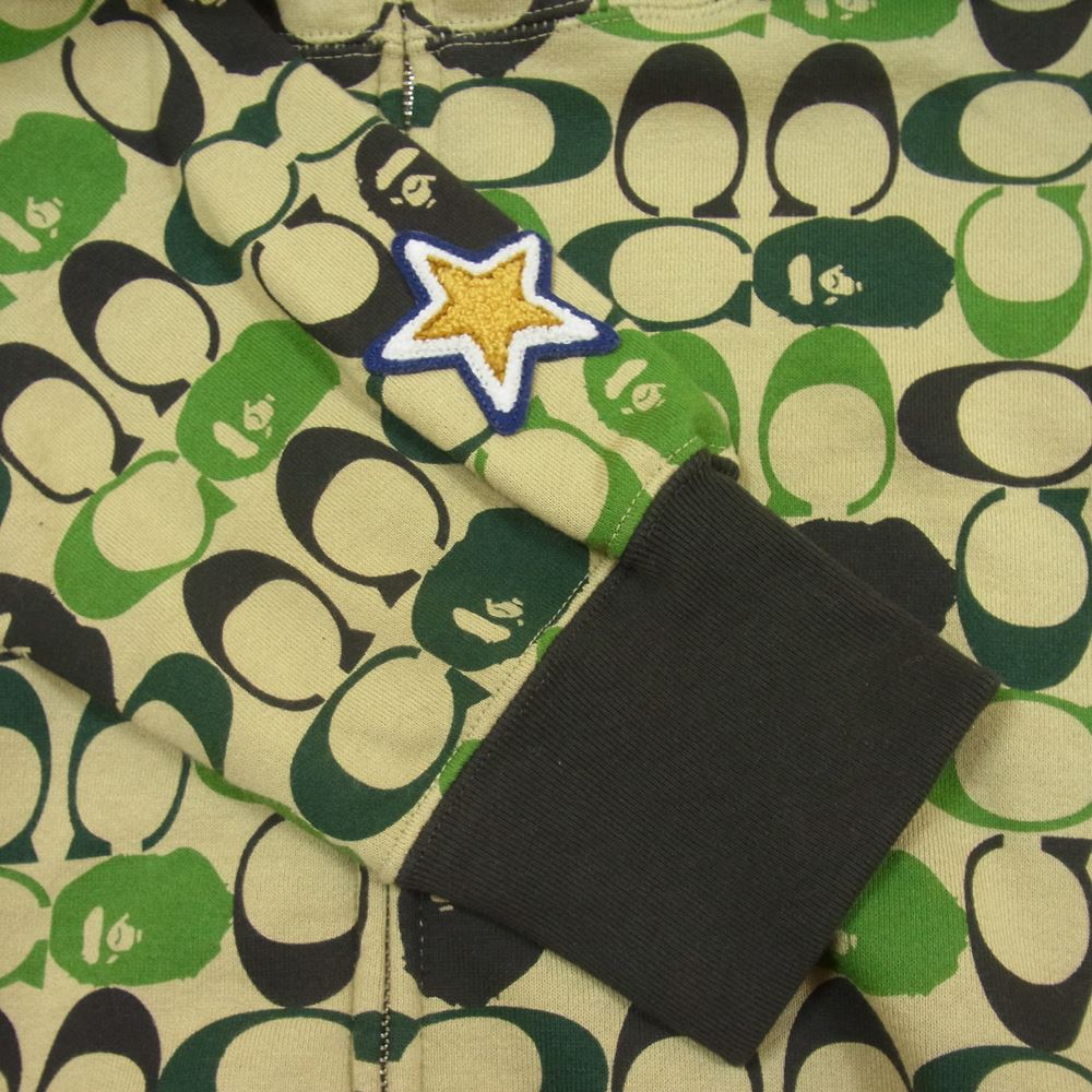 A BATHING APE アベイシングエイプ × COACH コーチ SHARK FULL ZIP