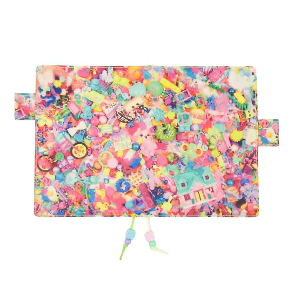ほぼ日手帳 増田セバスチャン カズン バタフライストッパー THANK YOU ALL 手帳カバー A6 マルチカラー系【新古品】【未使用】【中古】