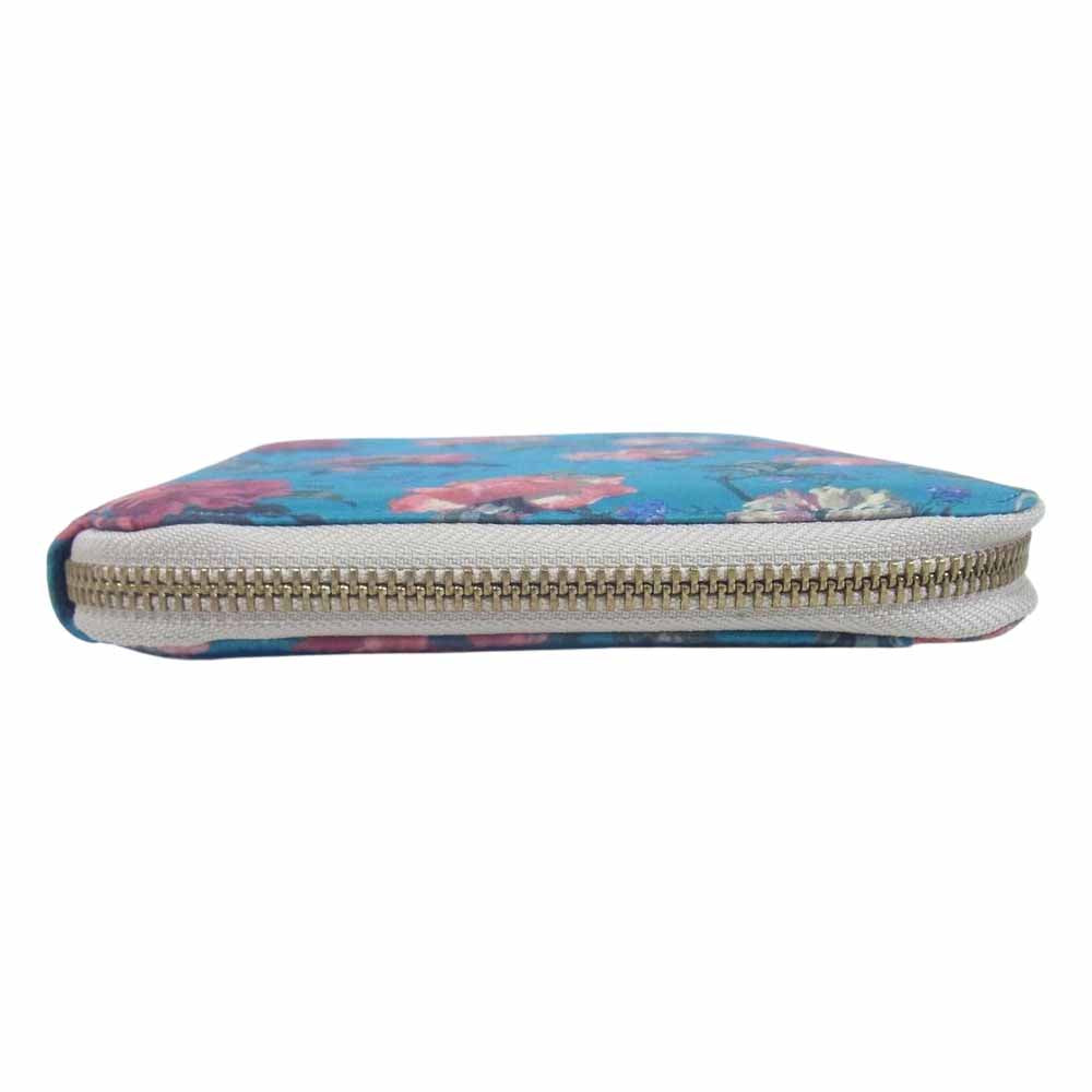 ほぼ日手帳 Decadent Blooms LIBERTY LONDON FABRICS 引き出しポーチ ジッパーズ 手帳カバー  ブルー系【新古品】【未使用】【中古】