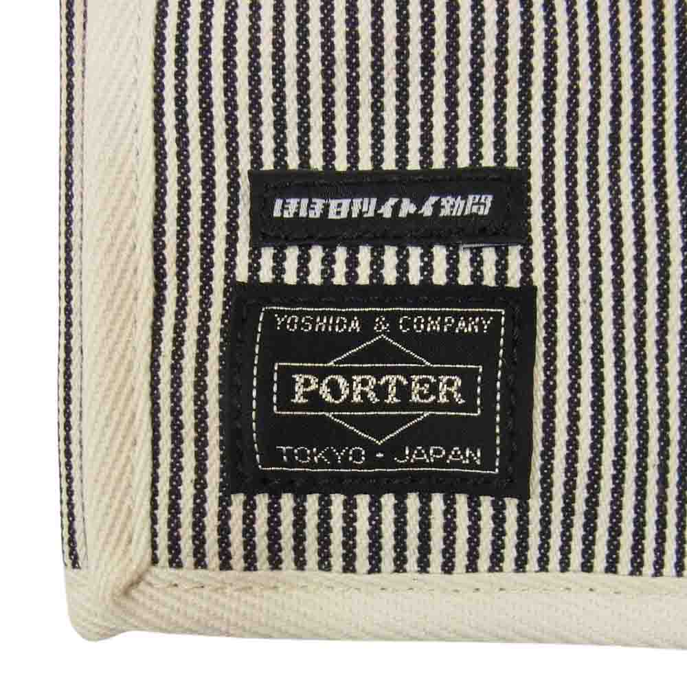 PORTER ポーター ほぼ日手帳 B印 YOSHIDA WEEKS ウォレット カバー  ブラック系【美品】【中古】