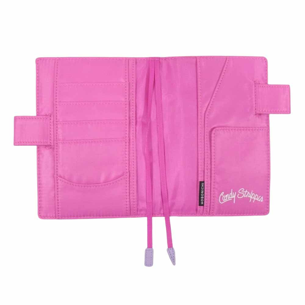 ほぼ日手帳 Candy Stripper キャンディストリッパー SPRUCED UP CAT キャット 手帳カバー A5 パープル系【極上美品】【中古】