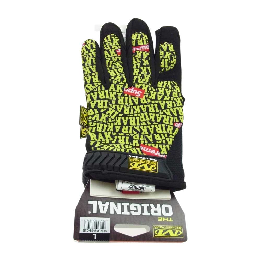 Supreme シュプリーム Mechanix Work Gloves Yellow アイラック メカニクス ワーク グローブス グローブ 手袋 マルチカラー系 L【新古品】【未使用】【中古】