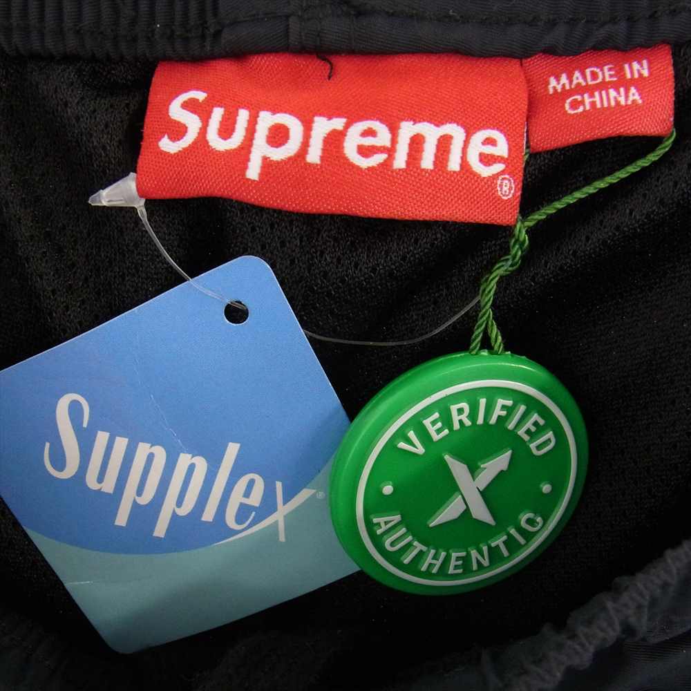 Supreme シュプリーム 22SS  Curve Track Pant カーブ ロゴ トラック パンツ ブラック系 グリーン系 M【美品】【中古】