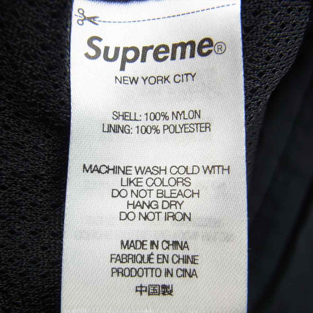 Supreme シュプリーム 22SS  Curve Track Pant カーブ ロゴ トラック パンツ ブラック系 グリーン系 M【美品】【中古】