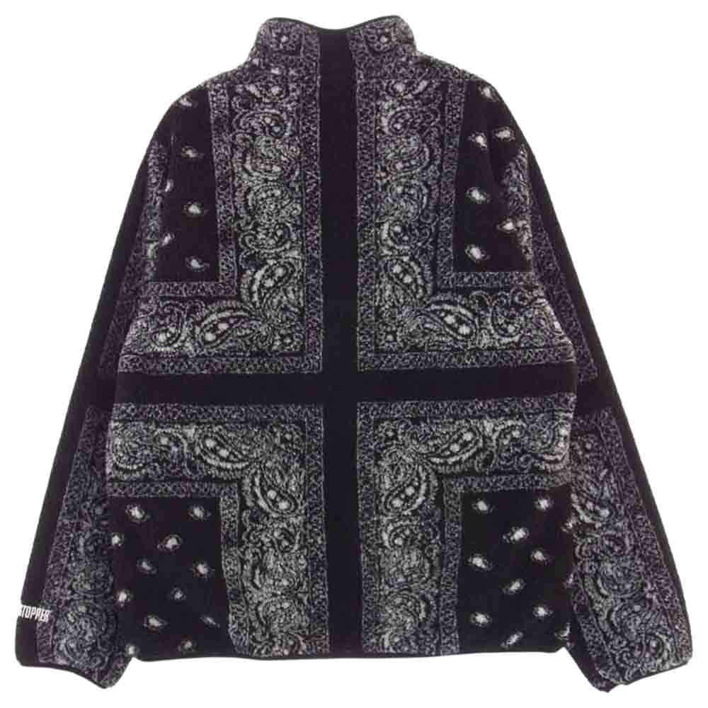 Reversible Bandana Fleece Jacket Tan ②
