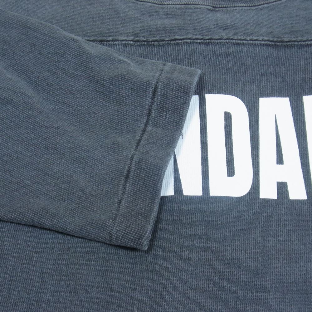 STANDARD CALIFORNIA スタンダードカリフォルニア Heavyweight Football Long Sleeve T フットボール シャツ 7分丈 チャコール系 L【中古】